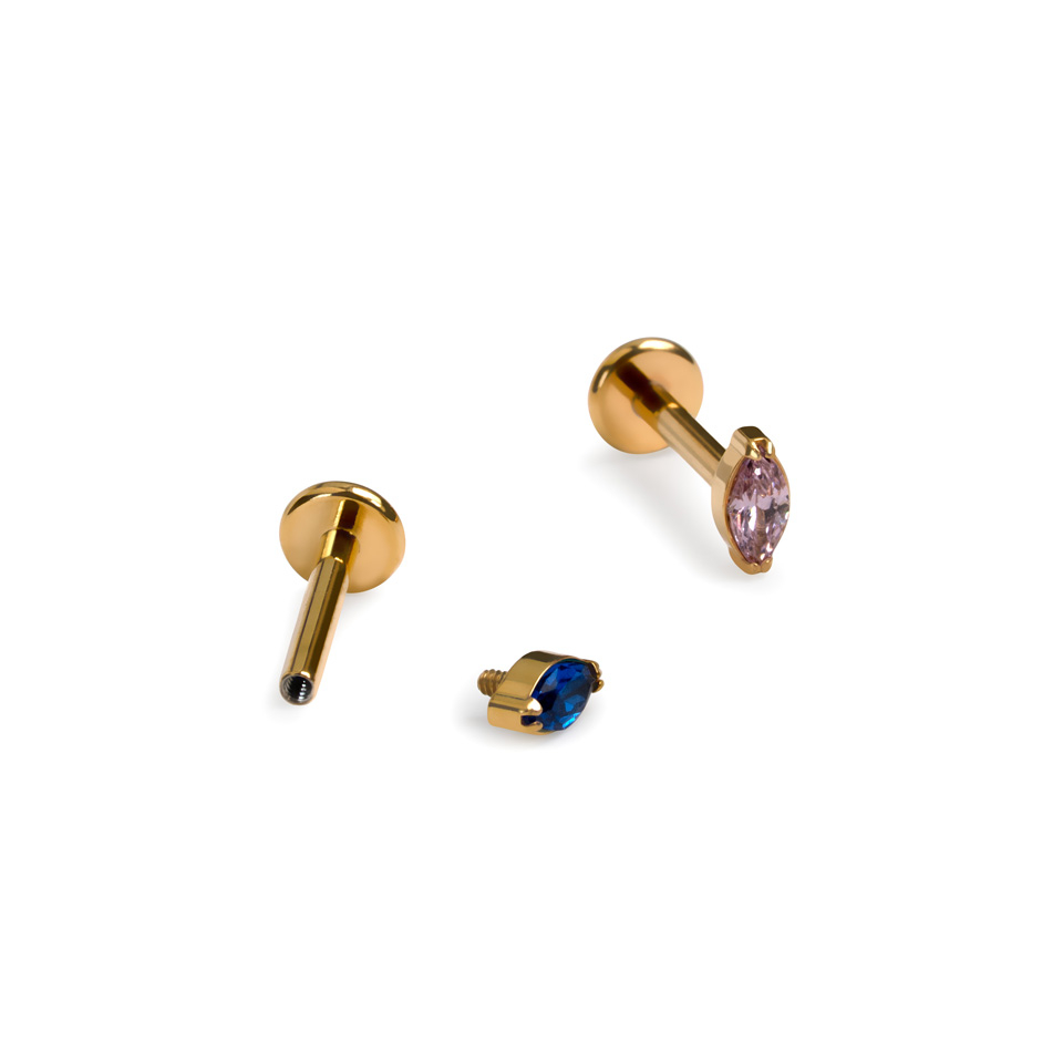 Titanlabret med ulike fargemuligheter