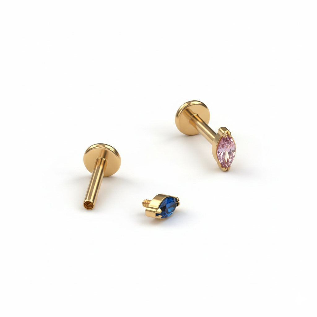 Titanlabret med ulike fargemuligheter