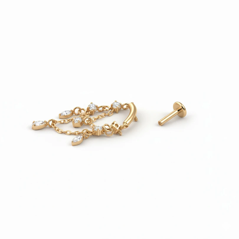 Titanlabret med chandelier-anheng