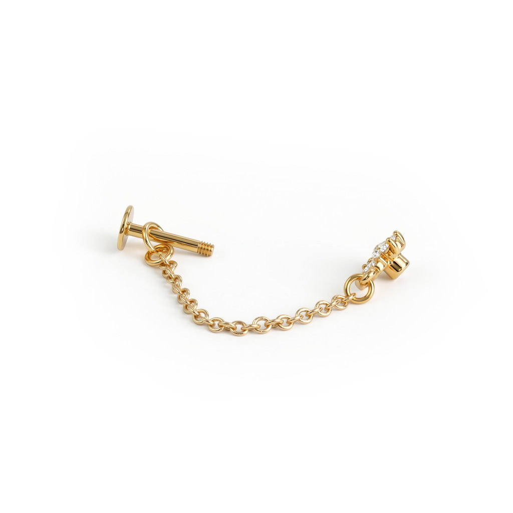 Blomsterlabret med kjede