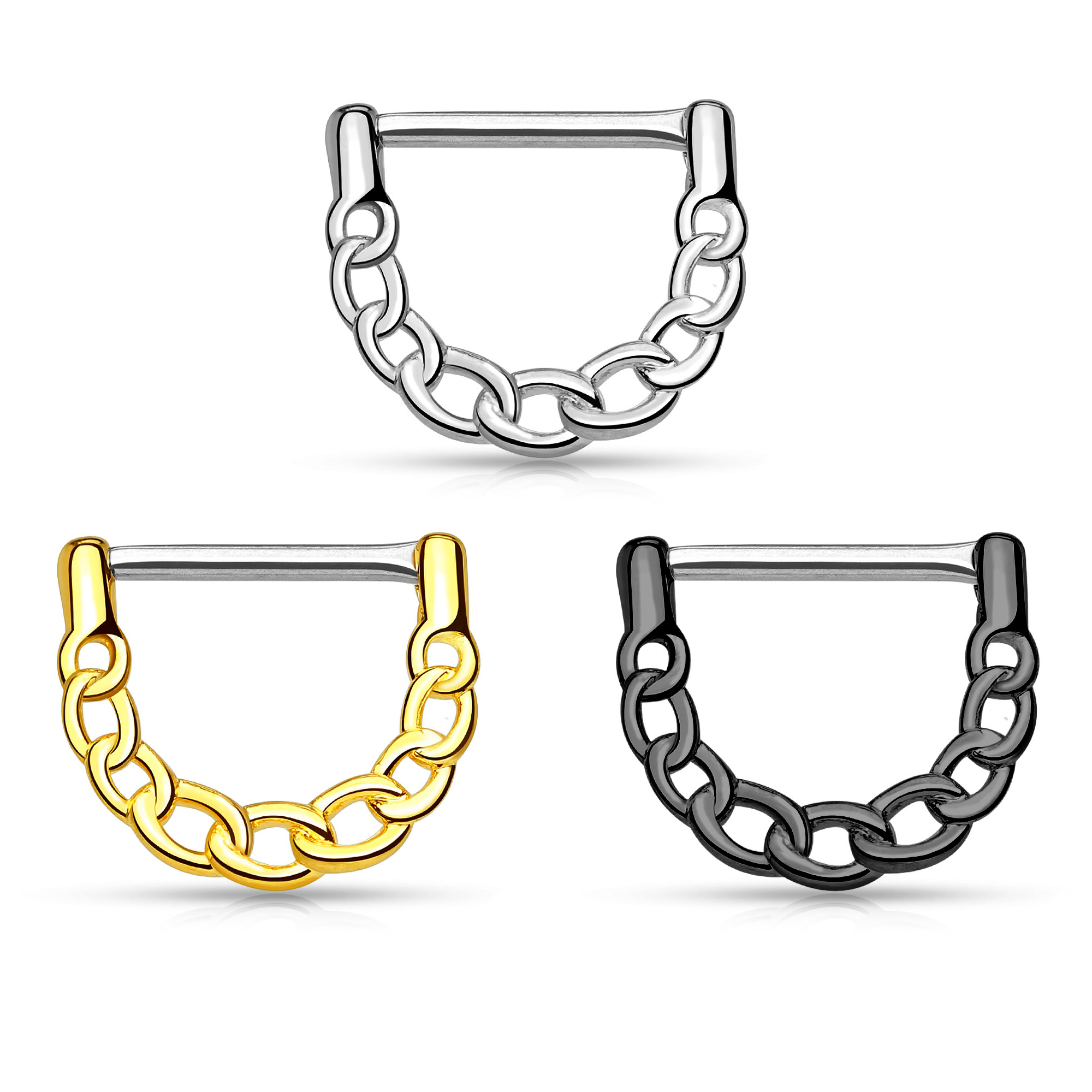 Nippleclicker med kjede