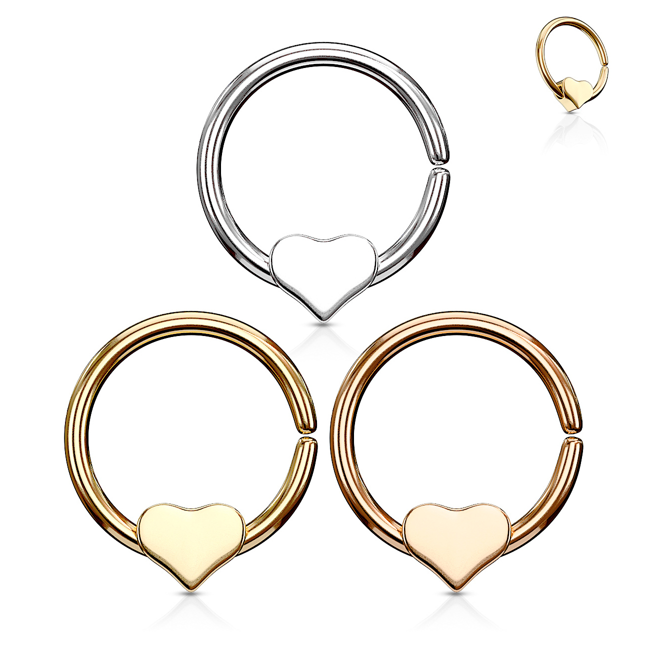 Ring med løst hjerte