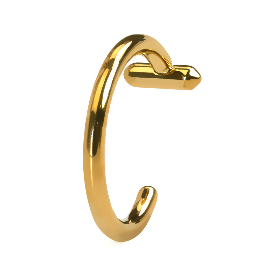 Åpen huggie-ring med bar-stopper