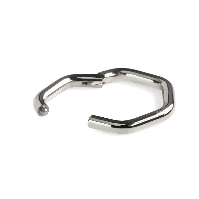Heksagonal hengslet ring i titan