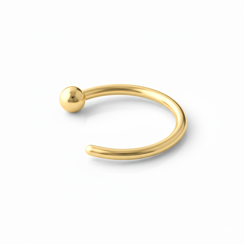 Enkel åpen titanring