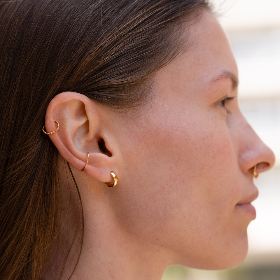 Endeløs ring med hengsel