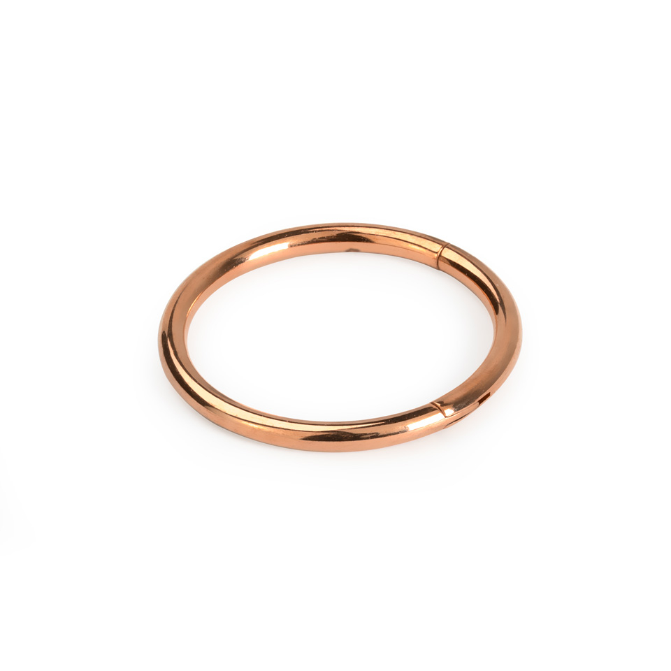 Endeløs ring med hengsel.